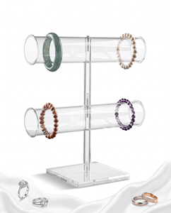 Modern Acrylic Ring Display Holder <b>Stand</b> Transparent for Stylish Functional Organizer Accessories Retail for - Product Image 2