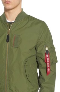 Custom Logo Front Premium Canvas Warm Breathable Windproof Bomber Jacket Fashionable High Quality Customizable for <b>Men</b> Winter - Product Image 1