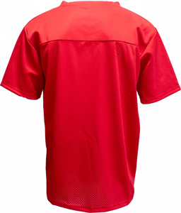 Chemises de sport personnalisées en polyester respirant à col en V, coupe régulière, imprimées par sublimation, pour hommes grandes tailles, vente en gros - Product Image 2