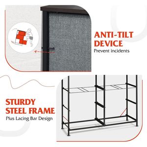 8-Drawer Wide Fabric Dresser for Bedroom <b>Storage</b> Organization <b>Chest</b> Dressers for Living Room Use - Product Image 6