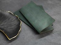 Porte-Comptes en Cuir Véritable pour Restaurant, Élégant Présentoir de Factures pour Café, Porte-Menus Personnalisable avec Logo, Porte-Tickets LBH-0003B