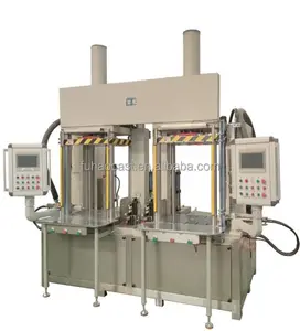 Fábricas chinesas produzem precisão metal fundição equipamentos com dupla estação 16T cylinderless depilação máquina