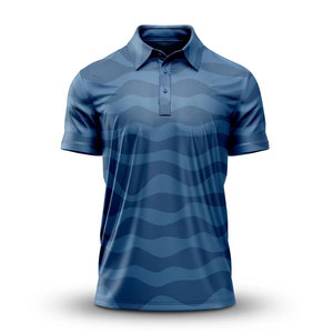 Ropa de Golf Personalizada de Alta Calidad, Material Deportivo de Secado Rápido, Corte Ajustado, Camiseta Polo Deportiva Estampada para Hombre - Product Image 1