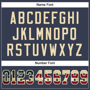 Camiseta de Fútbol de Malla con Bandera Vintage de la Armada, Personalizable, Transpirable, de Secado Rápido, Manga Corta, Cuello en V, Uniforme Deportivo de Entrenamiento - Product Image 3