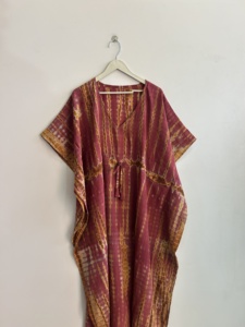 Wholesale Pack Of <b>Maxi</b> Printed Hand Tie Dye <b>Kaftan</b> Dress Luxury Women Comfy Dress - Product Image 3