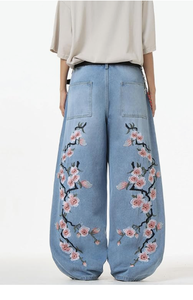 Classic Loose Fit Baggy Jeans Soft Comfortable Denim Pants for Daily Wear, Hip Hop Fashion, and Streetwear Styling - Product Image 6