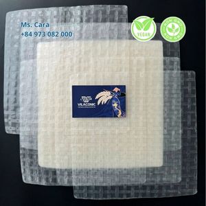 Papier de riz pour rouleaux de printemps (galettes de riz) 16cm/18cm/22cm OEM Rouleaux de printemps |   Sain et végétalien, sans gluten, sans OGM - Product Image 2