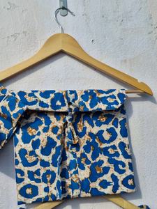 ชุดนอนผ้าฝ้ายลายเสือดาวสำหรับผู้หญิง |   ชุดนอนลายทางอินเดียทำมือ |   ชุดนอนผ้ามัสลินเนื้อนุ่ม - Product Image 2