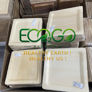 Biodegradable Areca Leaf Dinnerware Palm Leaf Plates Bowls and <b>Trays</b> Wholesale From Eco2go Vietnam - Product Image 4