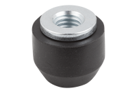 K0104 Roda POM Hitam dengan Slot V, Pulley Timing Plastik, Roda Bantalan yang Dibuat dengan Mesin CNC untuk Suku Cadang Printer 3D