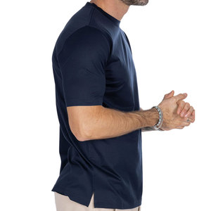 Camiseta de Hombre 100% Algodón, Estilo Urbano, Transpirable, de Secado Rápido, Antiarrugas, con Logotipo Personalizado, Venta al Por Mayor - Product Image 3