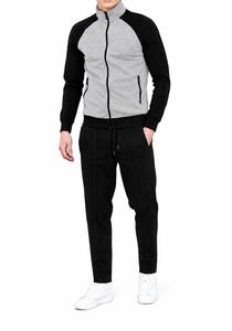 <b>Men's</b> Color Blocking Windproof Lightweight Tracksuit Full Sleeve <b>Turtleneck</b> Zipper Fly Side Pockets Regular Fit Autumn Casual - Product Image 5