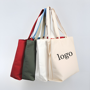 Bolsas de Compras Modernas con Diseño de Impresión Digital Personalizada, 100% Algodón, Servicio OEM, Última Moda - Product Image 1