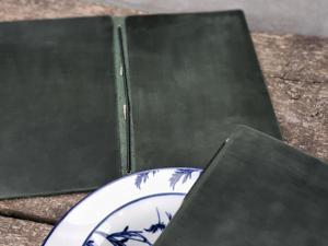 Porta Menús Profesional de Cuero Genuino para Restaurante, Cafetería, Hotel, Elegante, LMC-0088 - Product Image 2
