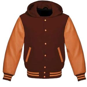 OEM Manufacturer's High Quality Custom Baseball Letterman Varsity Jacket Casual Chenille Embroidery Leather Sleeves <b>Cotton</b> 2026 - Product Image 3