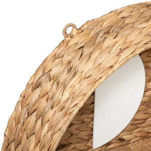 Cute <b>elephant</b> water hyacinth wall shelf kid handwoven rattan wicker shelves nursery toy organizer storage basket <b>decor</b> wholesale - Product Image 3