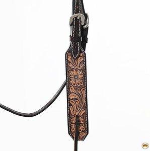 Luxury Handcrafted Colorful Rope Leather Horse Headstall Bridle Set with Western <b>Equestrian</b> Style Customizable Size Packaged - Product Image 4