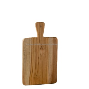 Planche à découper rectangulaire rustique en bois, faite à la main, en bois dur, résistante au lave-vaisselle, durable, écologique, épaisseur 1,5 cm, unique - Product Image 5