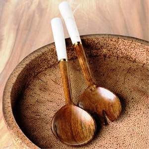 Nuevo Modelo de Juego de Utensilios para Servir Ensaladas, Ecológico, Apto para Lavavajillas, Utensilios para Ensaladas para el Hogar y la Cocina, Hecho en India - Product Image 4