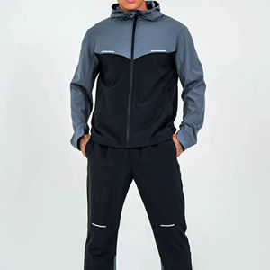 Chaquetas de Nailon con Cremallera Personalizadas, Ropa Deportiva para Entrenamiento y Jogging, Conjunto de 2 Piezas, Chaqueta Cortavientos, Conjunto Deportivo para Entrenamiento - Product Image 2