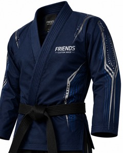 Kimono de BJJ para Hombre, Pantalones Azul Marino y Negro con Estampado por Sublimación, Secado Rápido, Corte Regular, Ropa de Artes Marciales para Adultos - Product Image 4