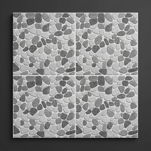 Série Punch Carreaux de piscine en mosaïque bleue lumineuse 300x300mm Porcelaine émaillée en gros - Product Image 3