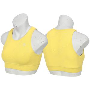 Soutien-gorge de sport pour femmes en gros, vêtements de sport de fitness, dos croisé, soutien élevé, yoga, uni, éco-responsable, taille élastique - Product Image 1