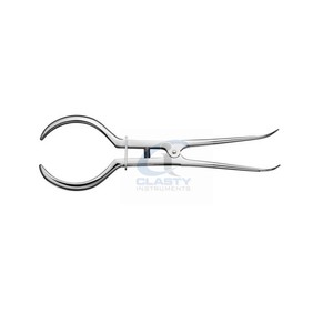 CLASTY INSTRUMENTS Pinzas de dique de goma estilo Brewer Stokes de acero inoxidable reutilizables y autoclavables para colocación de diques de goma en odontología - Product Image 2