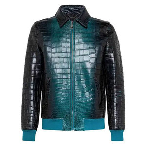 Veste en cuir élégante pour homme, matériau durable, coupe confortable, idéale pour l'hiver, style formel et décontracté - Product Image 1