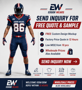 Uniforme de football américain personnalisé pour hommes, maillot d'équipe en sublimation, kit d'entraînement respirant, tenue de match, impression en silicone, uniforme de football - Product Image 2