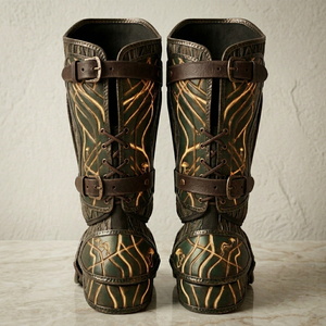 Protège-tibias en cuir de qualité supérieure pour adultes, équipement d'entraînement MMA, protection du cou-de-pied pour la boxe et le combat, vente en gros - Product Image 4
