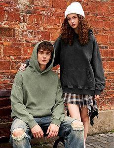 Sudadera con Capucha Personalizada OEM, Estilo Vintage Deslavado, Sudadera Extra Grande, Proveedor de Ropa Urbana - Product Image 6