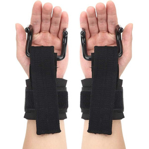 Sarfraz ตะขอข้อมือบุนวมสำหรับฝึกยกน้ำหนักสำหรับงานหนักรองรับโลหะ - Product Image 2