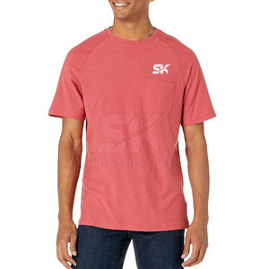 Camisetas Lisas con Bolsillo Ligeras, Novedad 2026, Personaliza Tu Propio Diseño, Camisetas Lisas con Bolsillo para Venta en Línea - Product Image 2