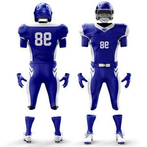 American Uniform Set with <b>Socks</b> <b>Compression</b> Adults Full Sublimated Hot Selling Teamwear Uniform Vintage Athletic Sports Set - Product Image 4