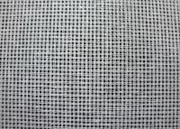 Tissu de tapisserie en toile de coton CT0006, tissage double brin, maille légère tricotée, motif croisé, taille personnalisable, antistatique, blanc, 80 GSM