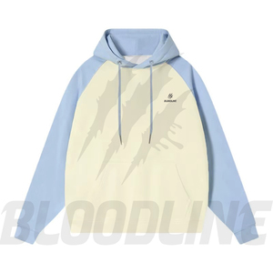 Sudadera con Capucha Unisex Bloodline, Manga Raglán, Corte Regular, Casual, Amarillo y Rosa, Bolsillo Frontal, Tejido Transpirable, Invierno - Product Image 3