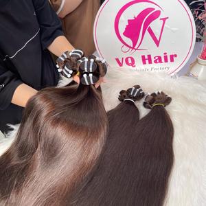 El mejor pelo liso natural 100% pelo crudo vietnamita precio al por mayor - Product Image 1