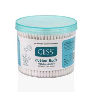 Hisopos de Algodón GLISS de Doble Punta con Material de Bambú/Papel/Plástico para el Cuidado de la Piel y la Nariz - Aplicación Multifuncional para el Hogar - Product Image 3