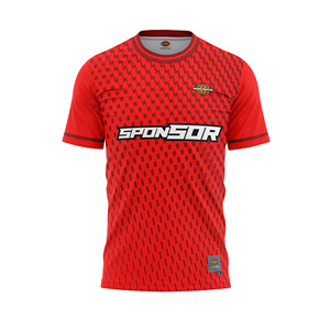 เสื้อกีฬาสั้นพิมพ์ลายแบบซับลิเมชั่นสั่งทำพิเศษ MADE4MATCH ผ้าโพลีเอสเตอร์ 100% แห้งเร็ว ระบายอากาศได้ดี ตัดเย็บด้วยระบบอัตโนมัติ - Product Image 1