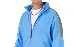<b>Men</b> Windbreaker <b>Jacket</b> With Adjustable Hood Lightweight Breathable Outdoor Rain Protection <b>Jacket</b> OEM ODM Custom Bulk - Product Image 2