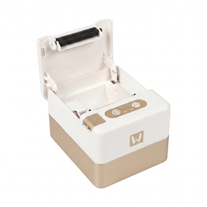 เครื่องพิมพ์ใบเสร็จและฉลากความร้อน POS รุ่น P20 Mini ขนาด 58 มม. สีแชมเปญโกลด์ พร้อมพอร์ต USB+BT - Product Image 2