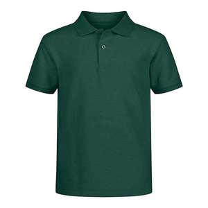 Camisa de Manga Corta para Hombre, Color Sólido, Bordada, Anti-Pilling, Tejido de Piqué Comprimido, Estilo Casual con Botones - Product Image 4