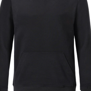 Sweat-shirt personnalisé en chenille noire d'hiver, imprimé délavé à l'acide, à manches longues, avec poche kangourou, lettres grecques, pour femmes - Product Image 5