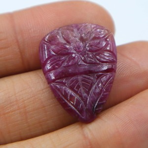 Rubí Rojo Natural Tallado en Cabujón, Gema de Rubí Tallada a Mano, Piedra Suelta Lisa, Proveedor Mayorista de Piedras para Joyería - Product Image 2