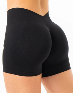 Shorts Bermuda Ajustados para Mujer, Nuevo Estilo, Transpirables, Sin Costuras, Diseño Sólido, Alta Calidad, Método de Tejido No Tejido - Product Image 2