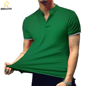 Camisetas Polo Henley de Moda para Hombre, Camisetas Casuales de Manga Corta/Larga, Camisetas Polo de Algodón Ajustadas para Hombre - Product Image 3