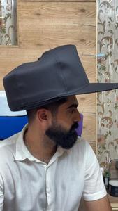 Casquette ajustée unisexe de grande taille avec logo d'équipe personnalisé brodé, casquette géante rouge surdimensionnée avec mousse de haute qualité - Product Image 2
