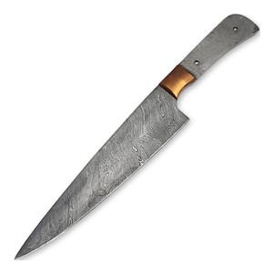 Couteau de Chef Professionnel en Acier Damas Fait Main LEGACY BLADES, Manche Vierge, Couteau de Cuisine Personnalisé, Fabricant OEM - Product Image 1