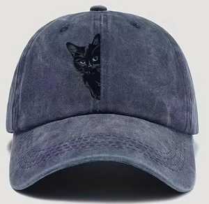 Black Print Adjustable Polyester Street Style <b>Baseball</b> <b>Cap</b> Unisex Casual Outdoor Four Seasons Heat Transfer Design - Product Image 5